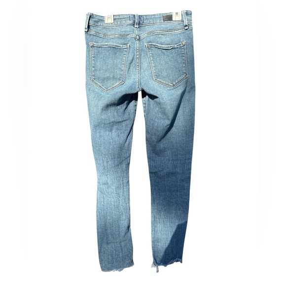 Abercrombie & Fitch Harper Low Rise Ankle Distressed Jeans, Size 27 - Picture 4 of 13